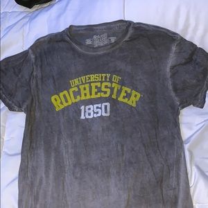 Gray/White University of Rochester Tee
